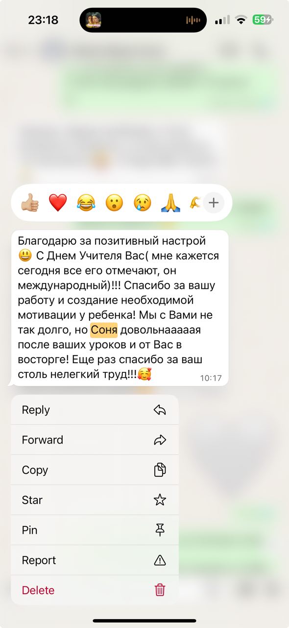 Отзыв студента